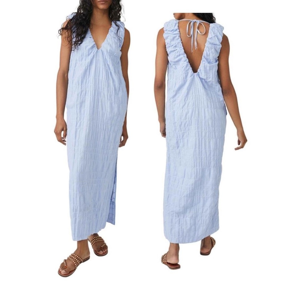 Free People - free-est Agatha Ruched Stretch Cotton Dress